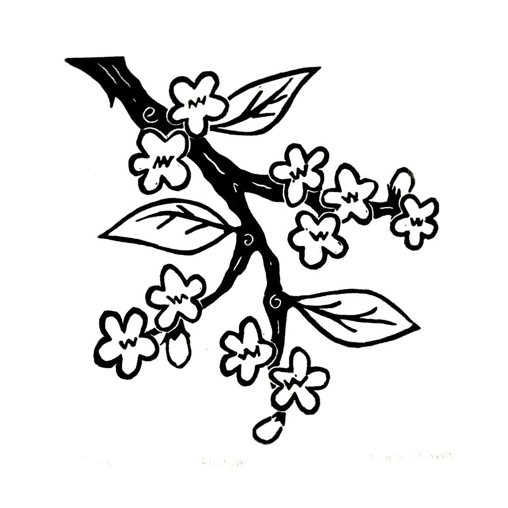 Blossom - Limited Edition Linoprint