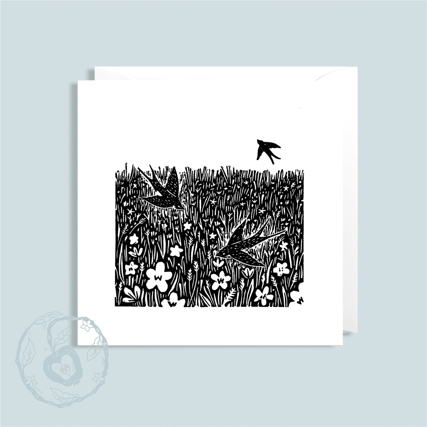 Buttercup Meadow - Greetings Card