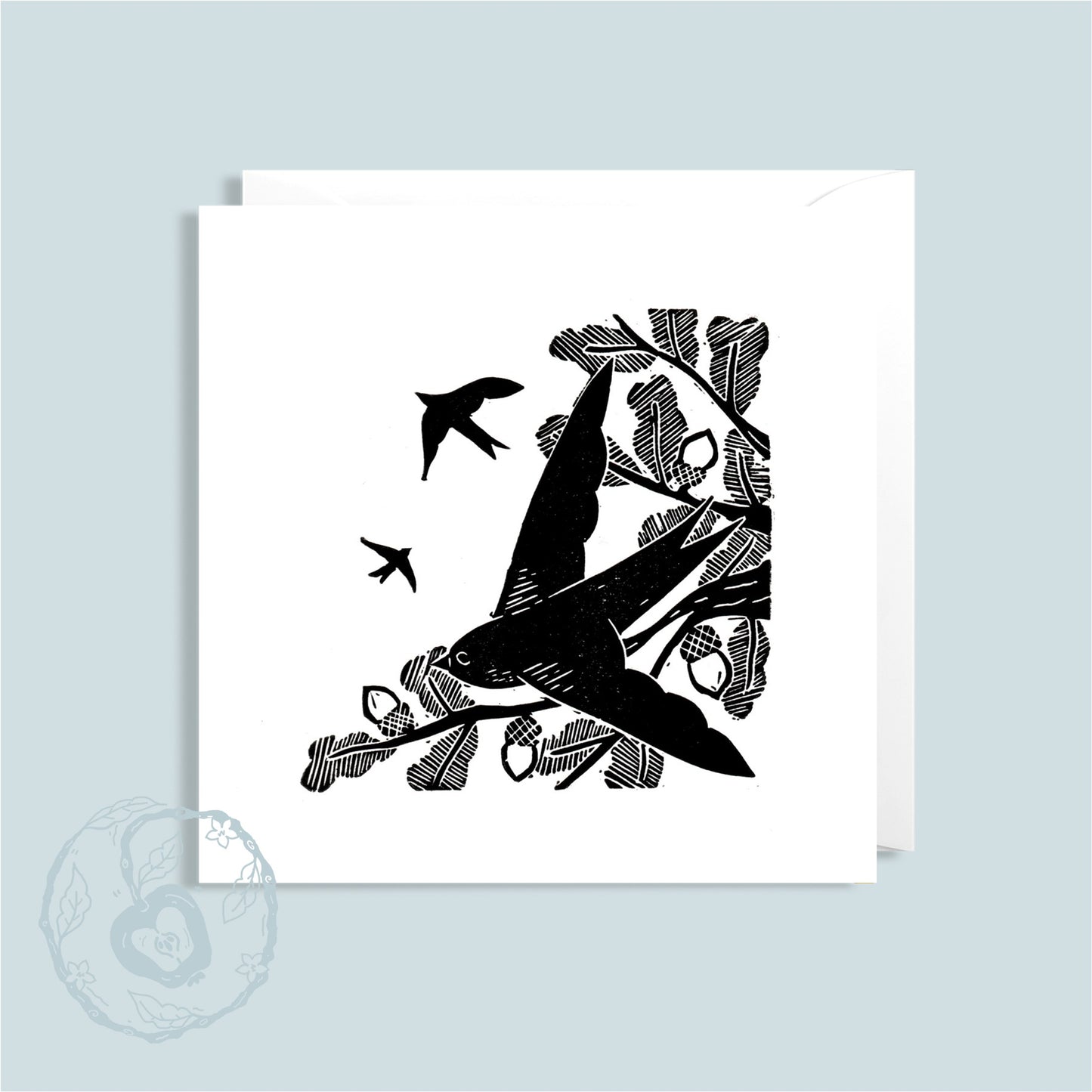 Swiftly - Greetings Card