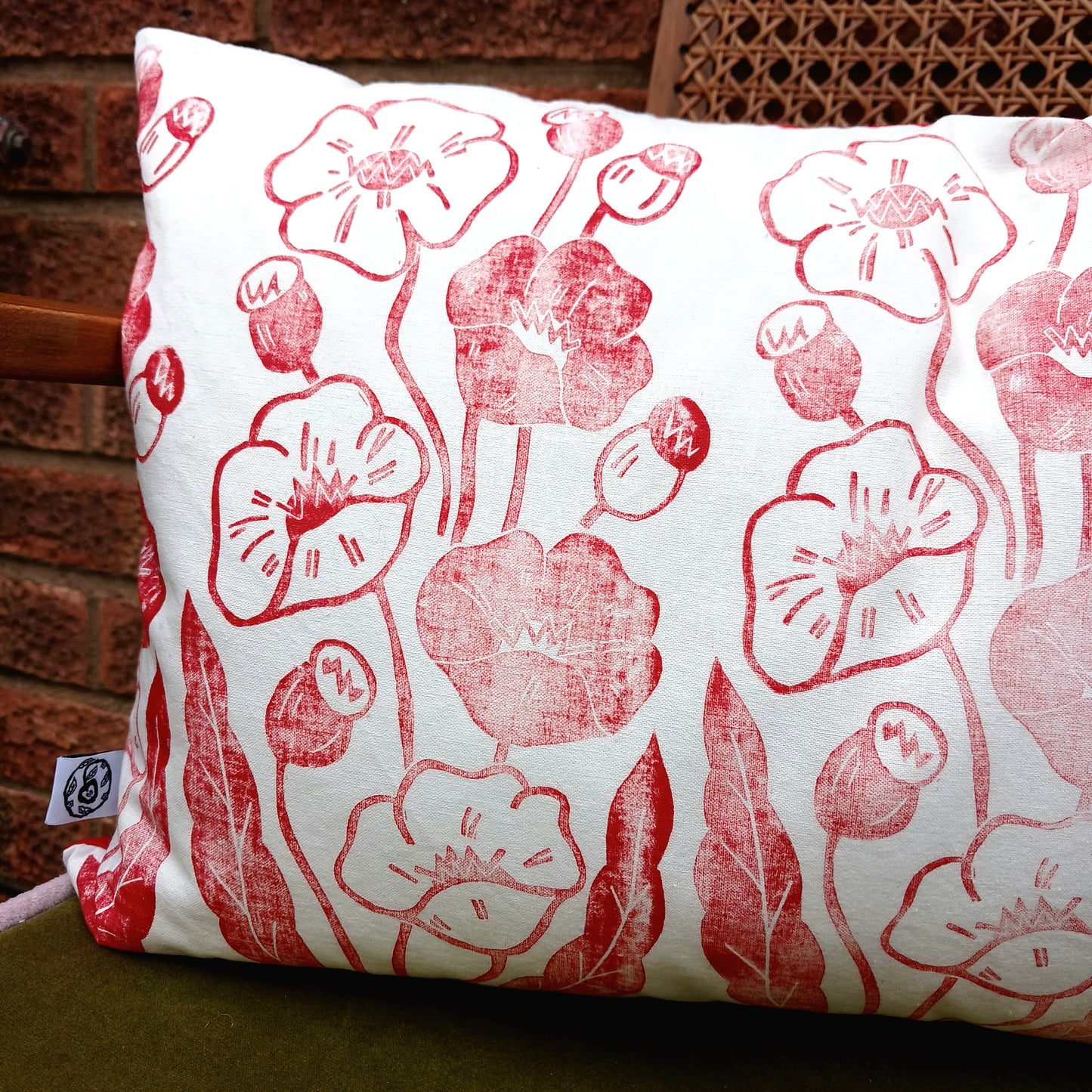 Long Cushion - Poppy