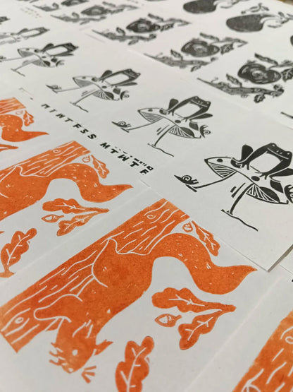 Mini Prints - Autumn Woodland 🍄