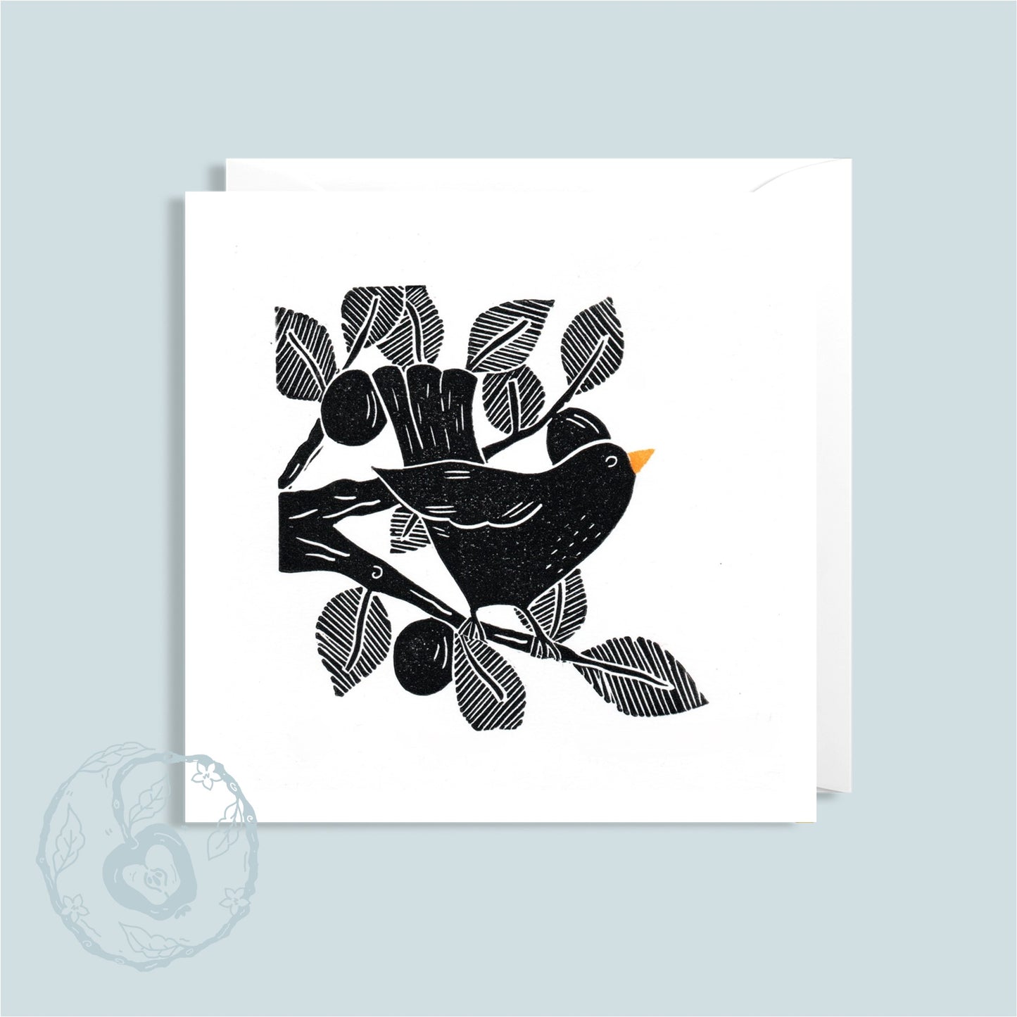 Blackbird - Greetings Card