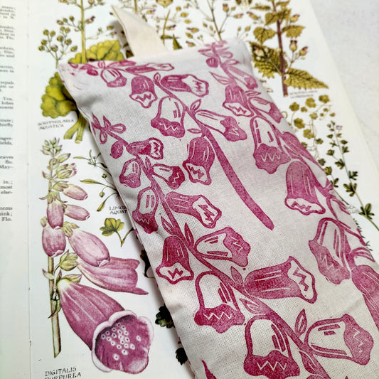 Unscented Eye Pillow - Foxgloves