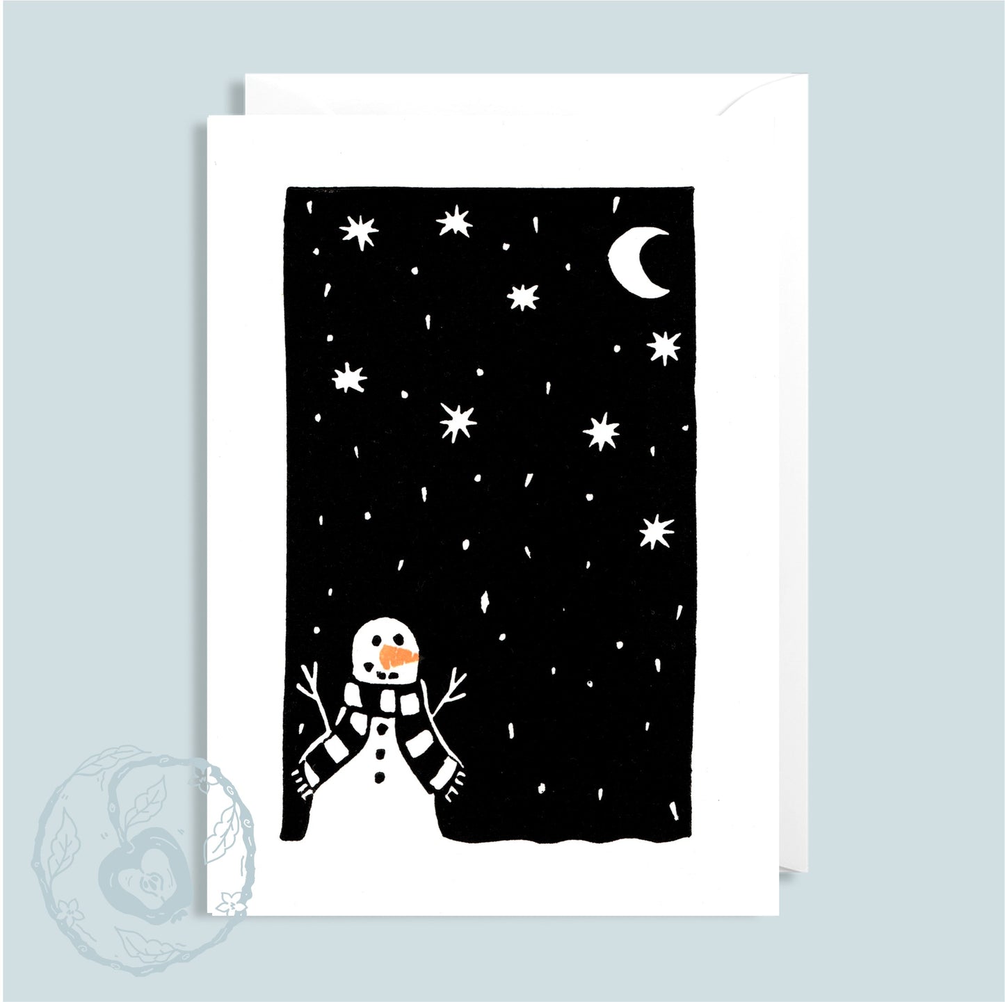 Snowman - Greetings Card