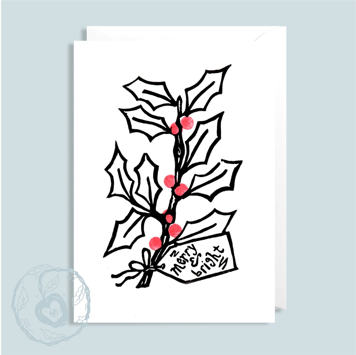 Merry & Bright - Greetings Card