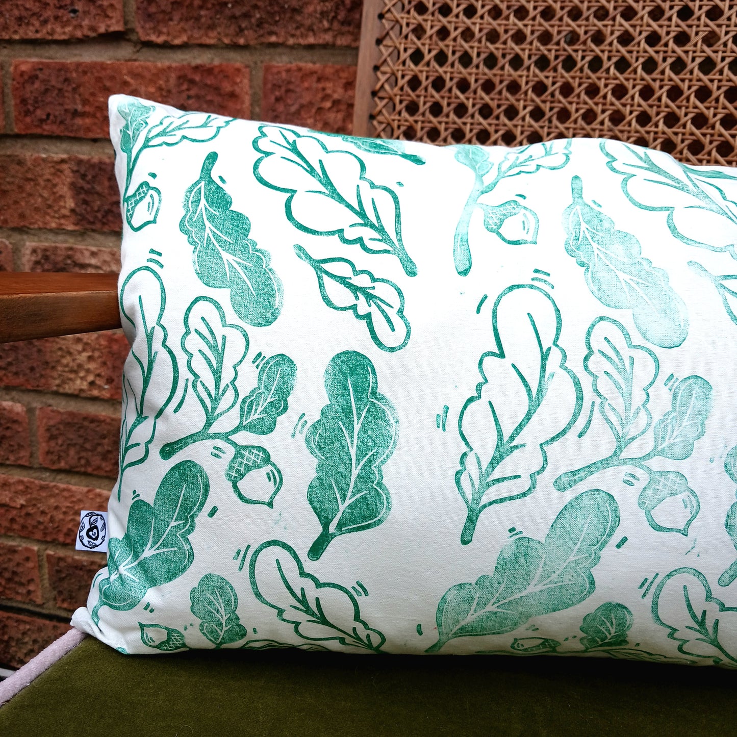 Long Cushion - Oak Leaf