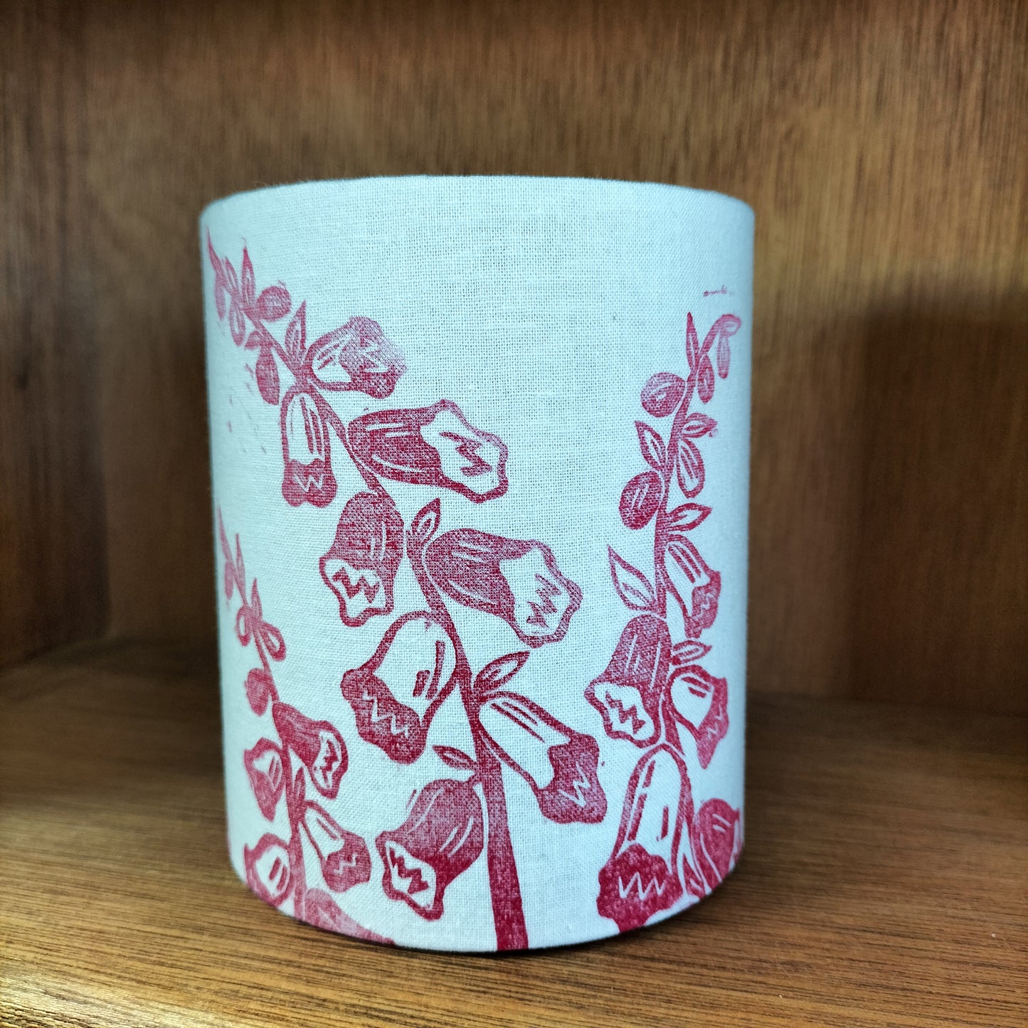 Hand-printed Tealight Lantern - Foxgloves