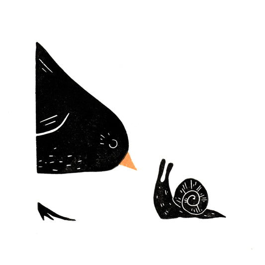 The Stand Off - Limited Edition Linoprint