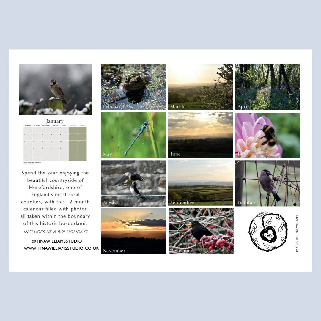 'A Year in Herefordshire' 2026 Calendar